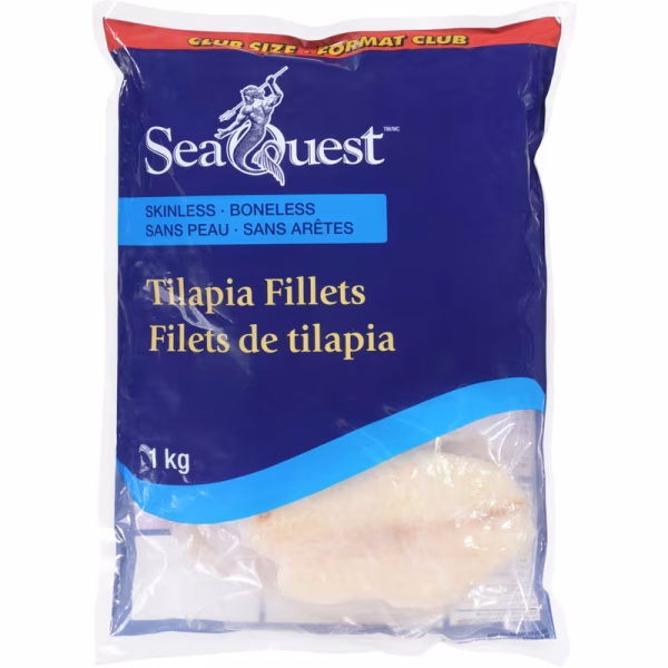 Seaquest Tilapia Fillets Club Size