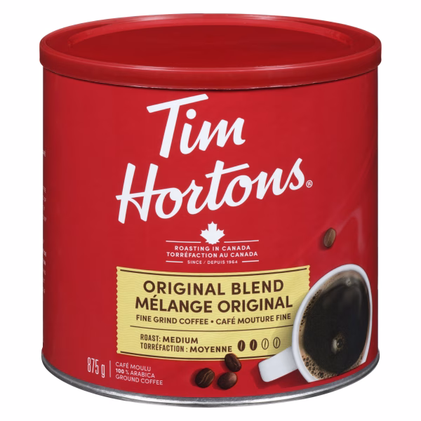 Tim Hortons 100 % Arabica Ground Coffee Fine Grind Coffee