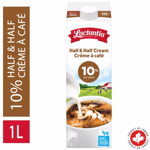 Lactantia Half And Half Cream 10%